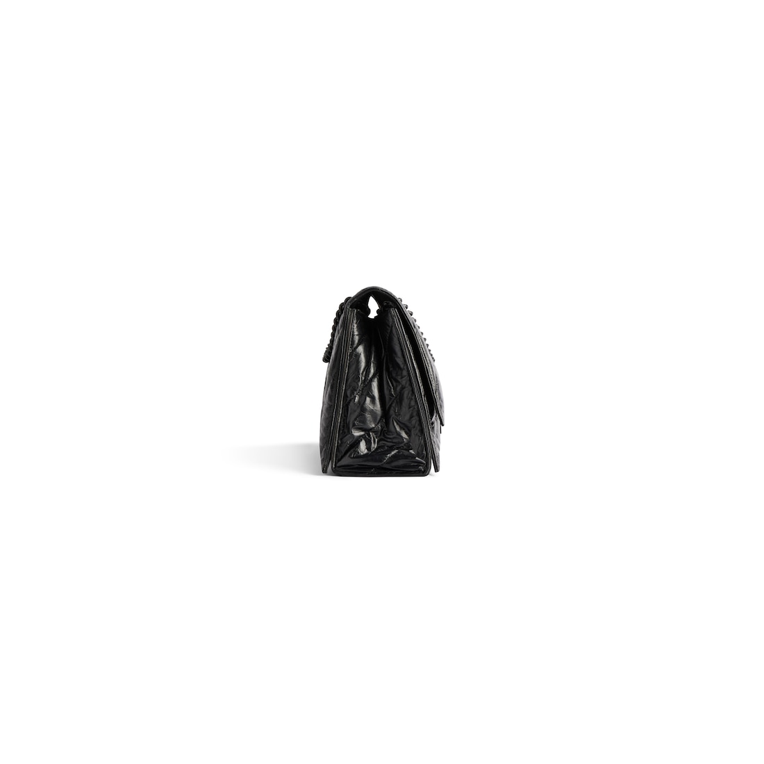 Balenciaga Bolso Mediano Con Cadena Crush Acolchado Para Mujer En Negro
