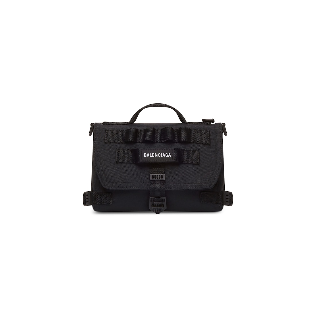 Balenciaga Bolso Messenger Army Pequeño Para Hombre En Negro