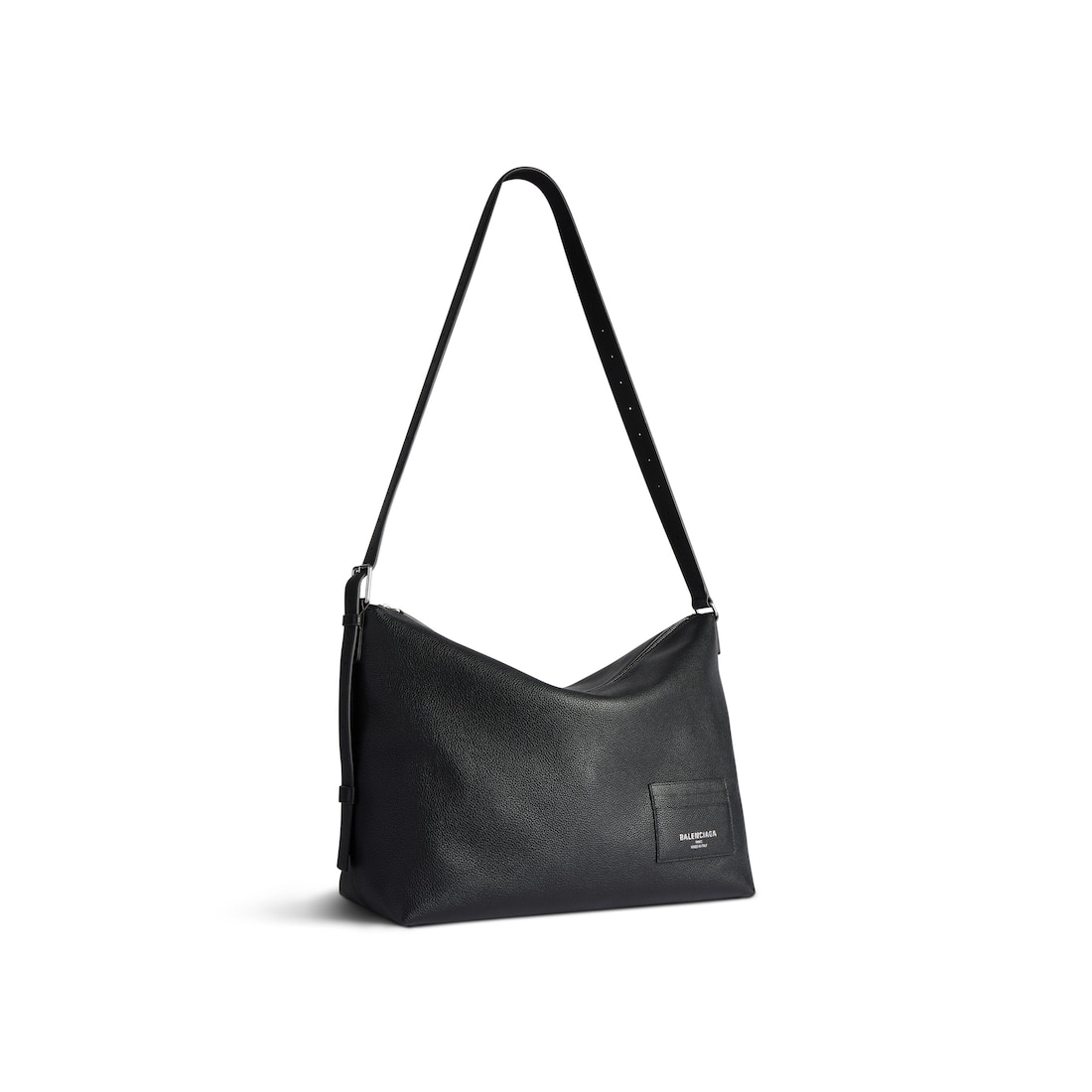 Balenciaga Bolso Messenger Credit Grande Para Hombre En Negro