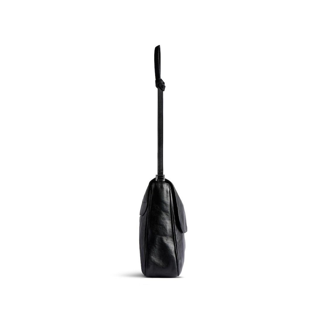 Balenciaga Bolso Messenger Grungy Mediano Para Hombre En Negro