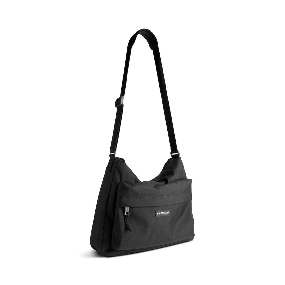 Balenciaga Bolso Messenger Hobo Explorer Para Hombre En Negro