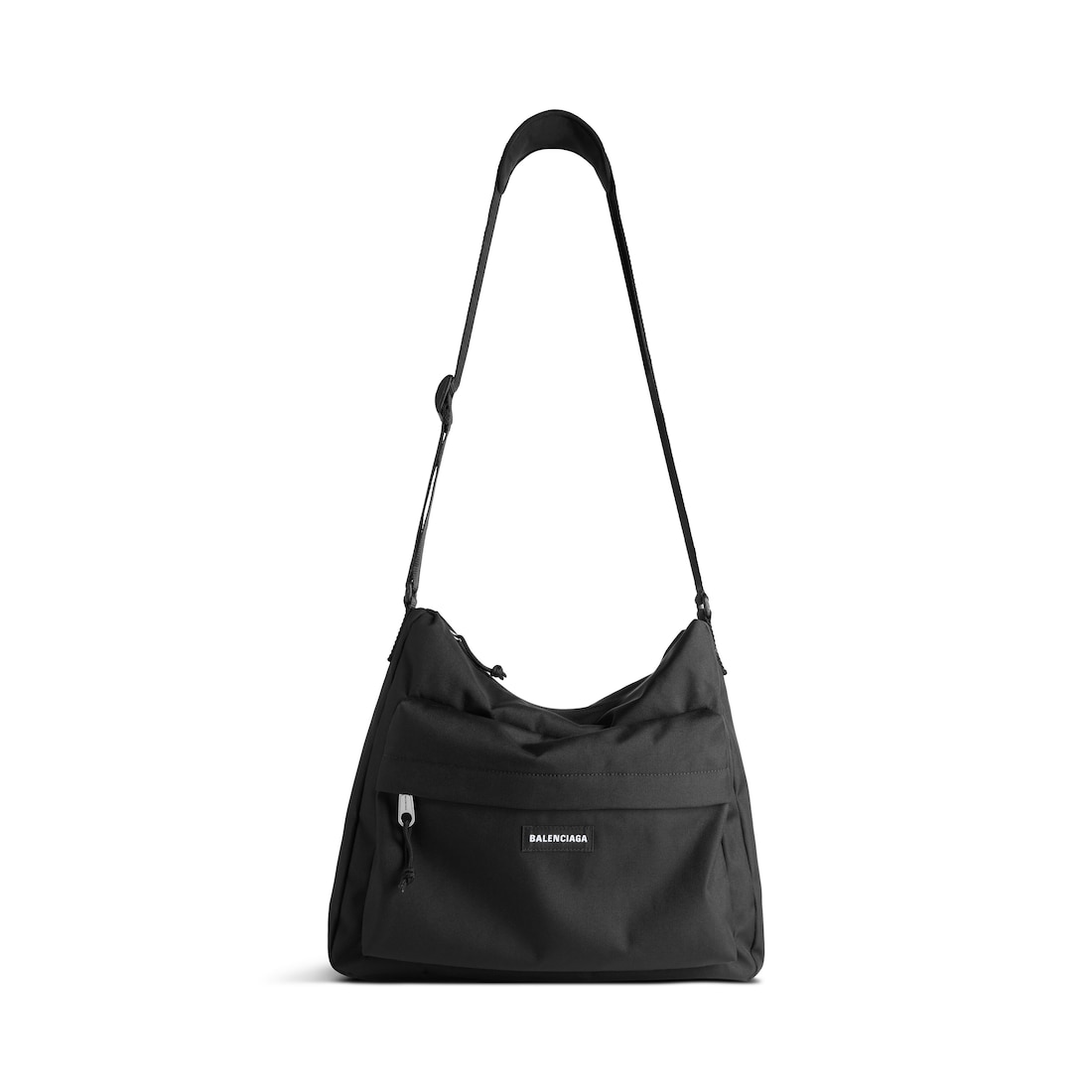Balenciaga Bolso Messenger Hobo Explorer para Hombre en Negro