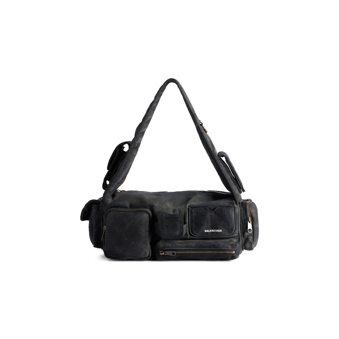 Balenciaga Bolso Sling Superbusy Pequeño para Hombre en Negro