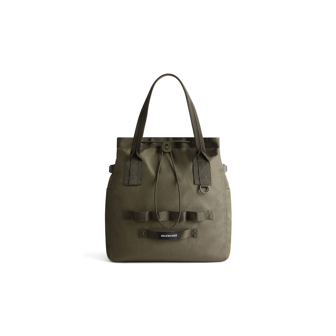 Balenciaga Bolso Tote Army Mediano para Hombre en Verde Oscuro