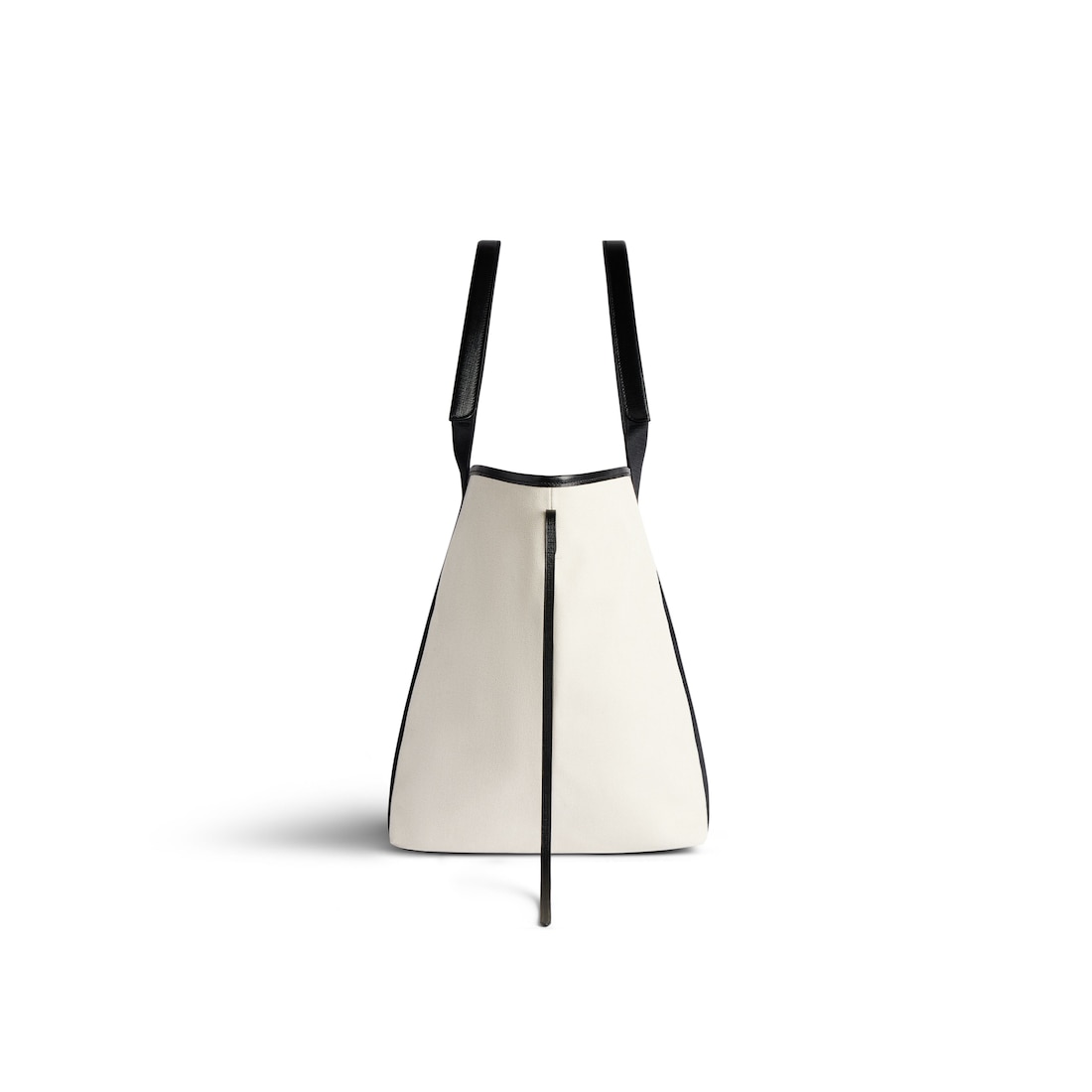 Balenciaga Bolso Tote Biarritz Grande Para Mujer En Natural/negro