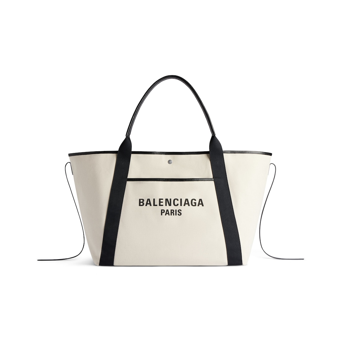 Balenciaga Bolso Tote Biarritz Grande para Mujer en Natural/negro