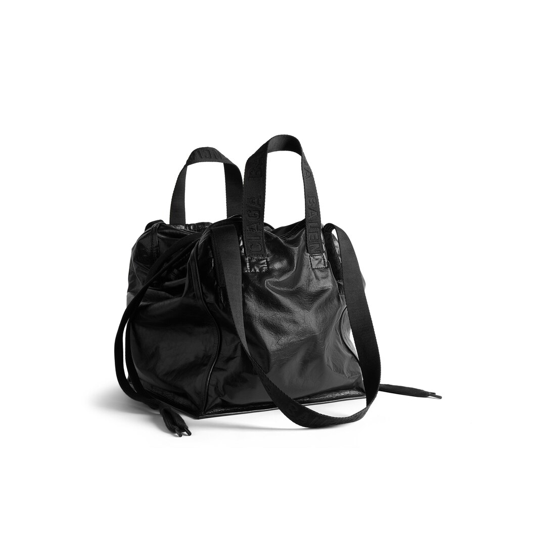 Balenciaga Bolso Tote Cargo Mediano Para Hombre En Negro
