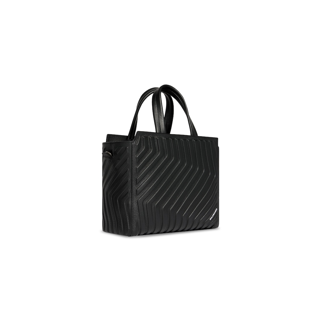 Balenciaga Bolso Tote Con Cremallera East-west Car Pequeño Para Hombre En Negro