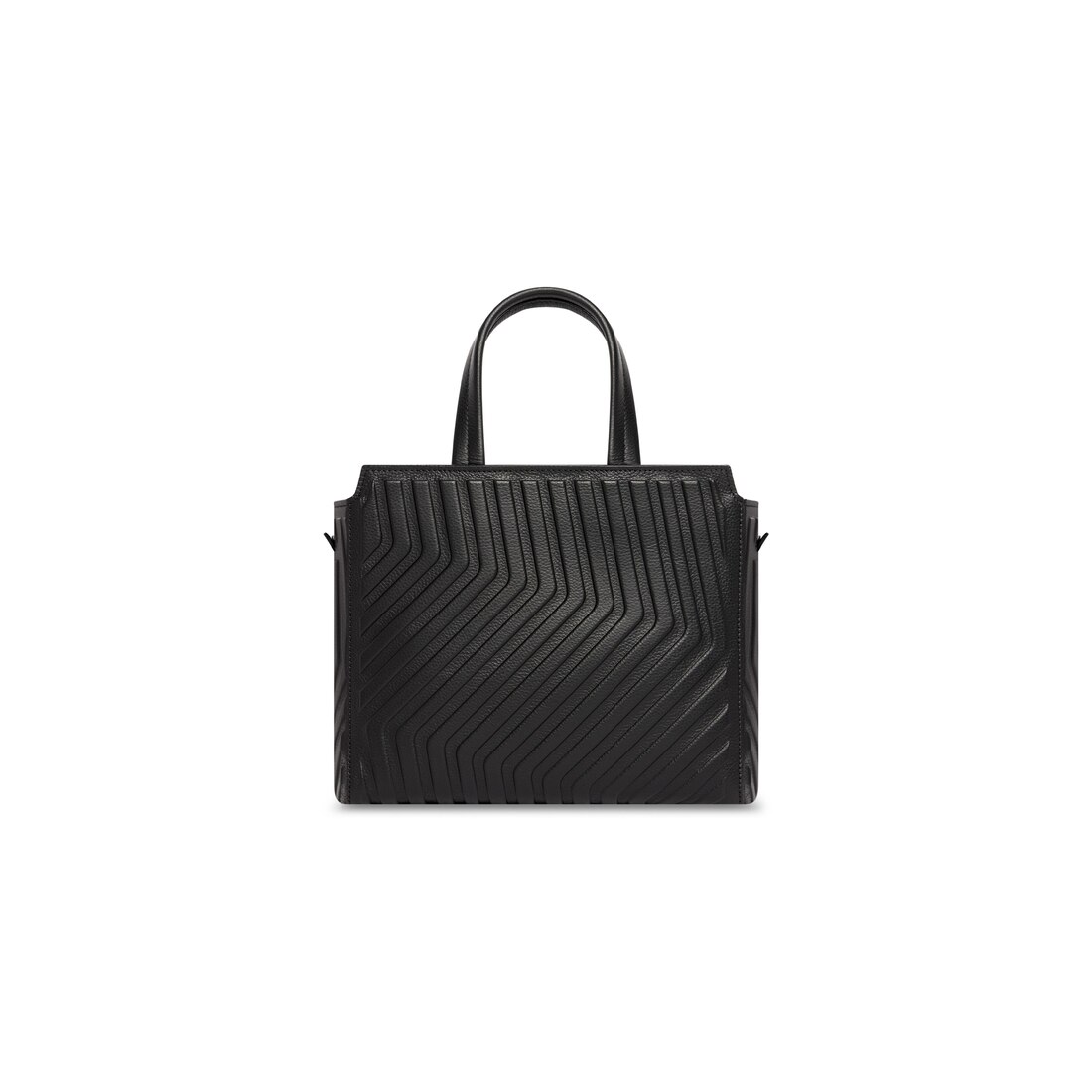 Balenciaga Bolso Tote Con Cremallera East-west Car Pequeño Para Hombre En Negro