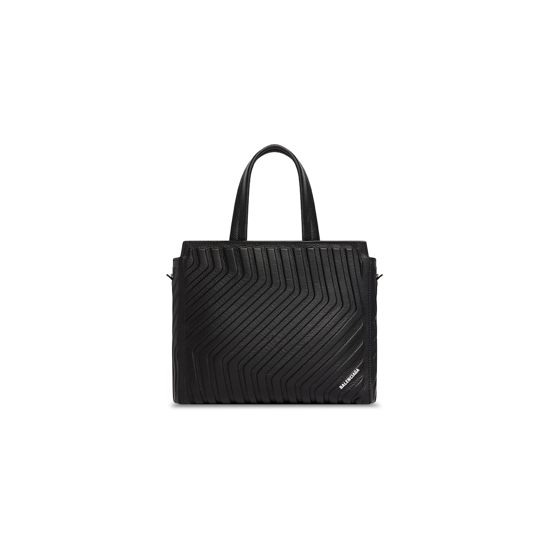 Balenciaga Bolso Tote Con Cremallera East-west Car Pequeño para Hombre en Negro