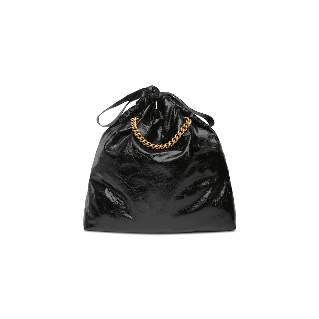 Balenciaga Bolso Tote Crush Mediano Para Mujer En Negro
