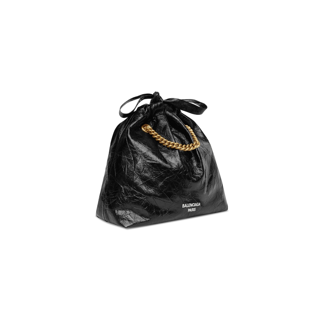 Balenciaga Bolso Tote Crush Pequeño Para Mujer En Negro