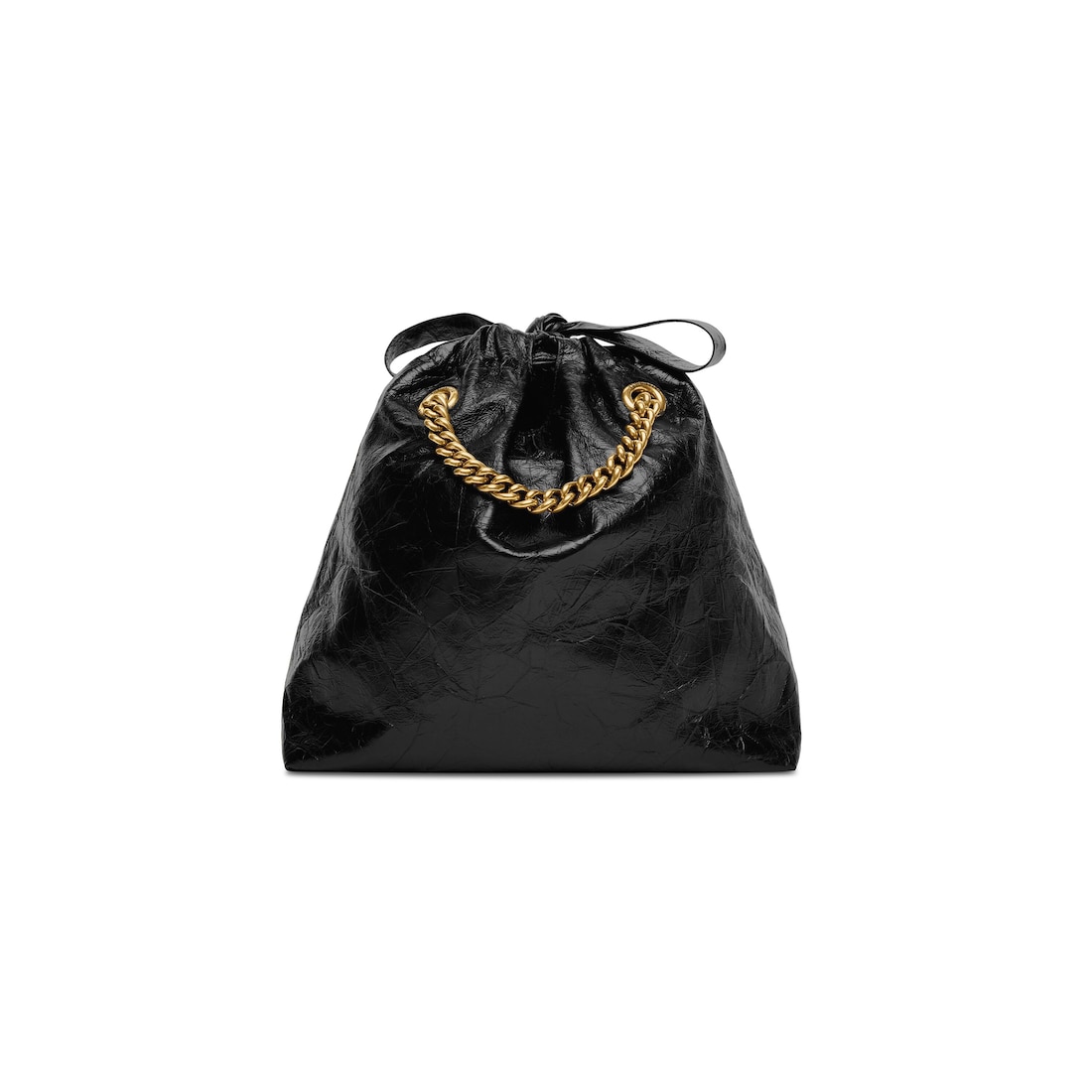 Balenciaga Bolso Tote Crush Pequeño Para Mujer En Negro
