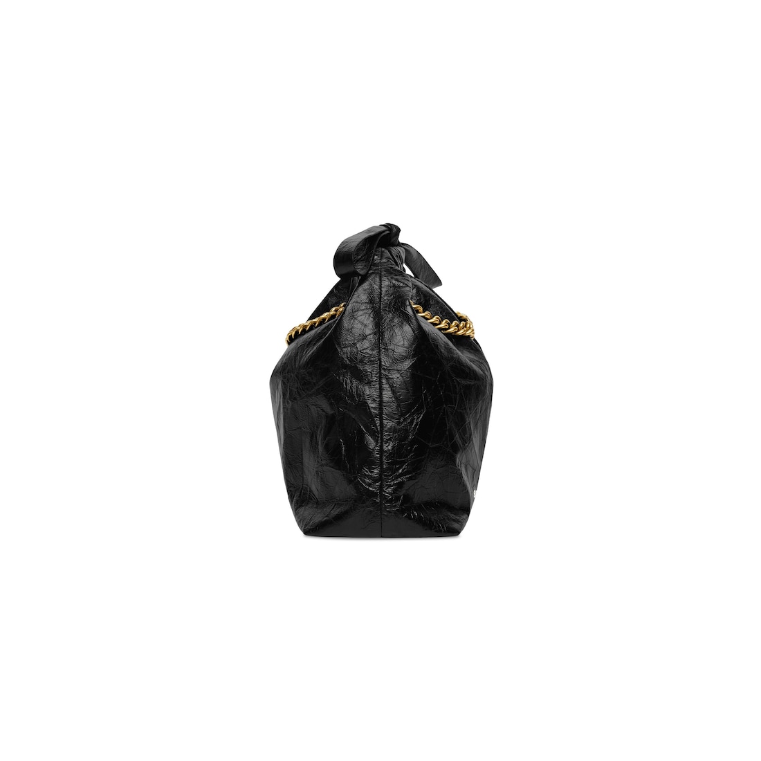 Balenciaga Bolso Tote Crush Pequeño Para Mujer En Negro