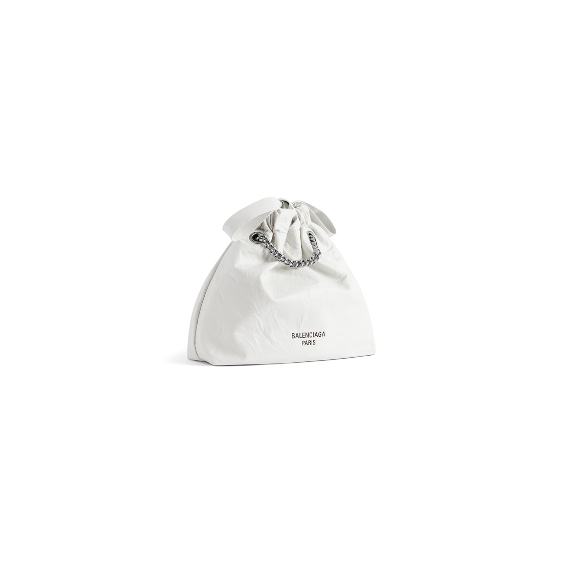 Balenciaga Bolso Tote Crush Xs Para Mujer En Blanco Óptico