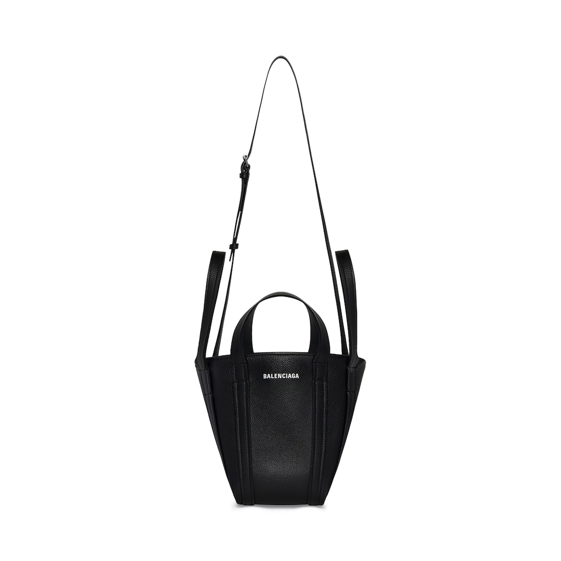 Balenciaga Bolso Tote De Hombro Everyday Xs North-south De Piel Granulada De Becerro Para Mujer En Negro