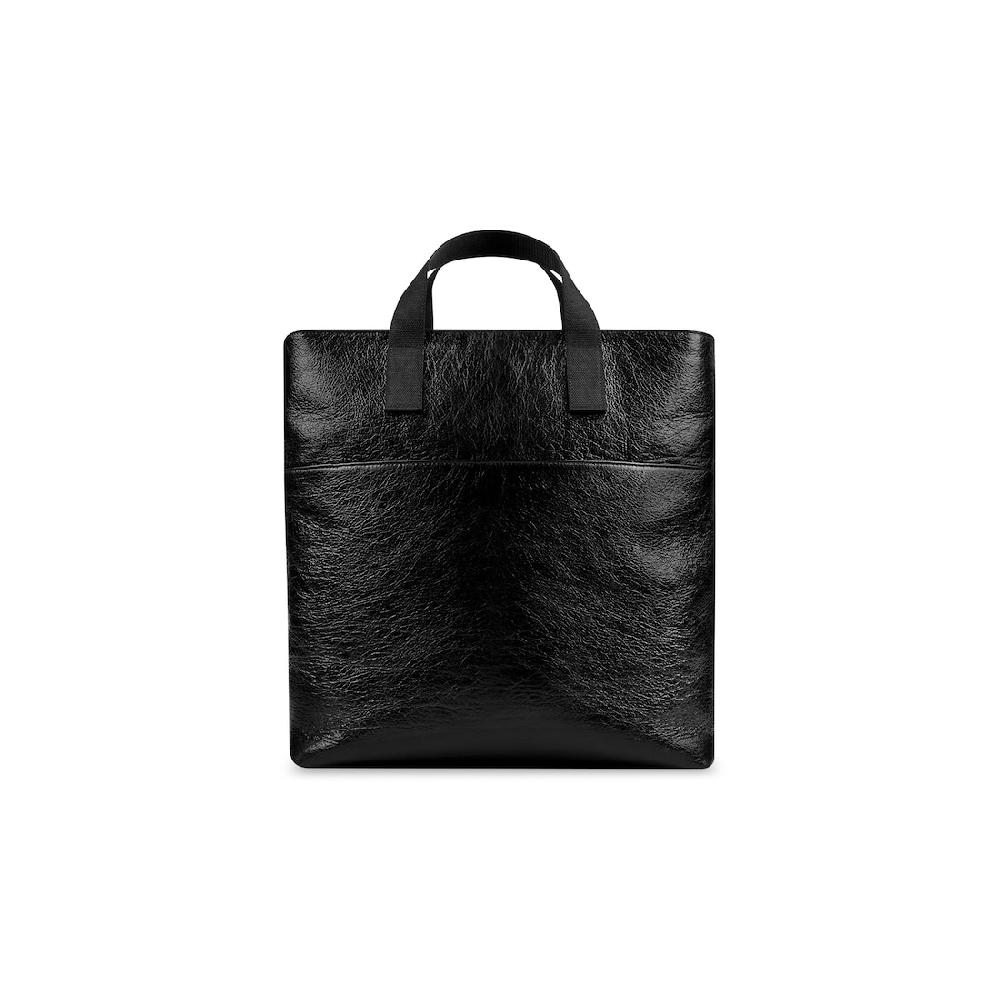 Balenciaga Bolso Tote Explorer Con Correa Para Hombre En Negro