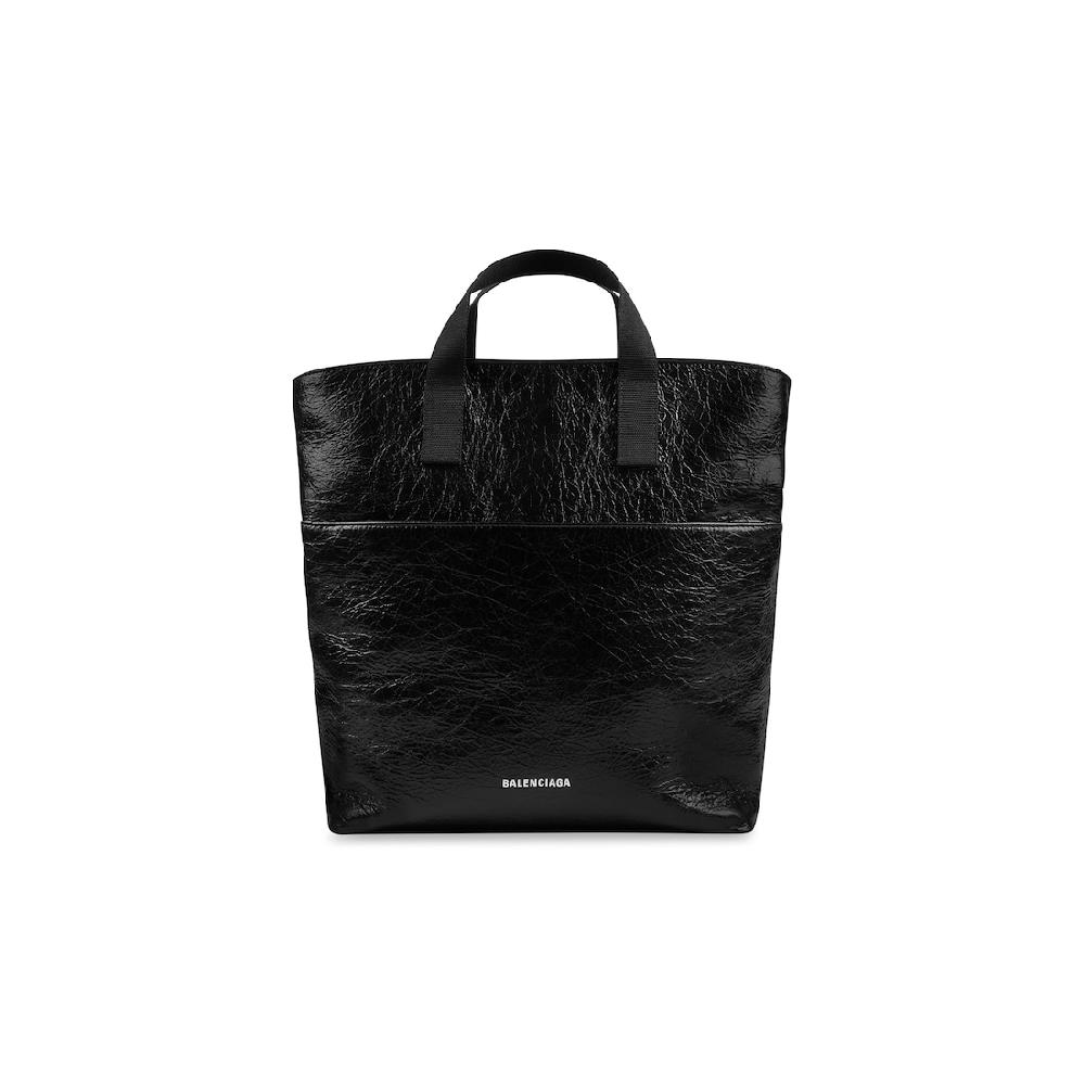 Balenciaga Bolso Tote Explorer Con Correa para Hombre en Negro