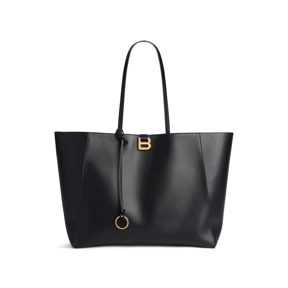 Balenciaga Bolso Tote Hourglass Soft Grande para Mujer en Negro