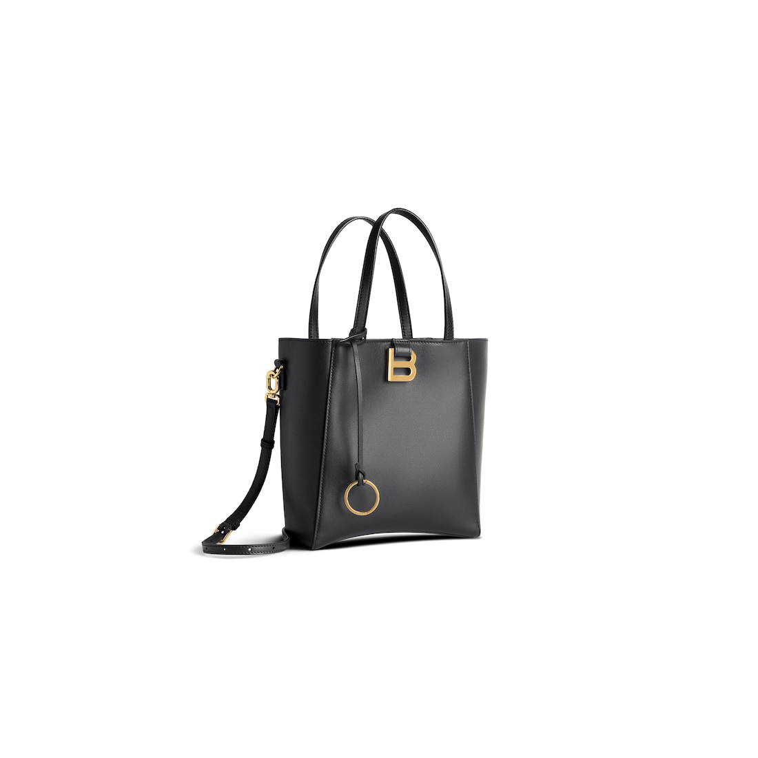 Balenciaga Bolso Tote Hourglass Soft Pequeño Para Mujer En Negro