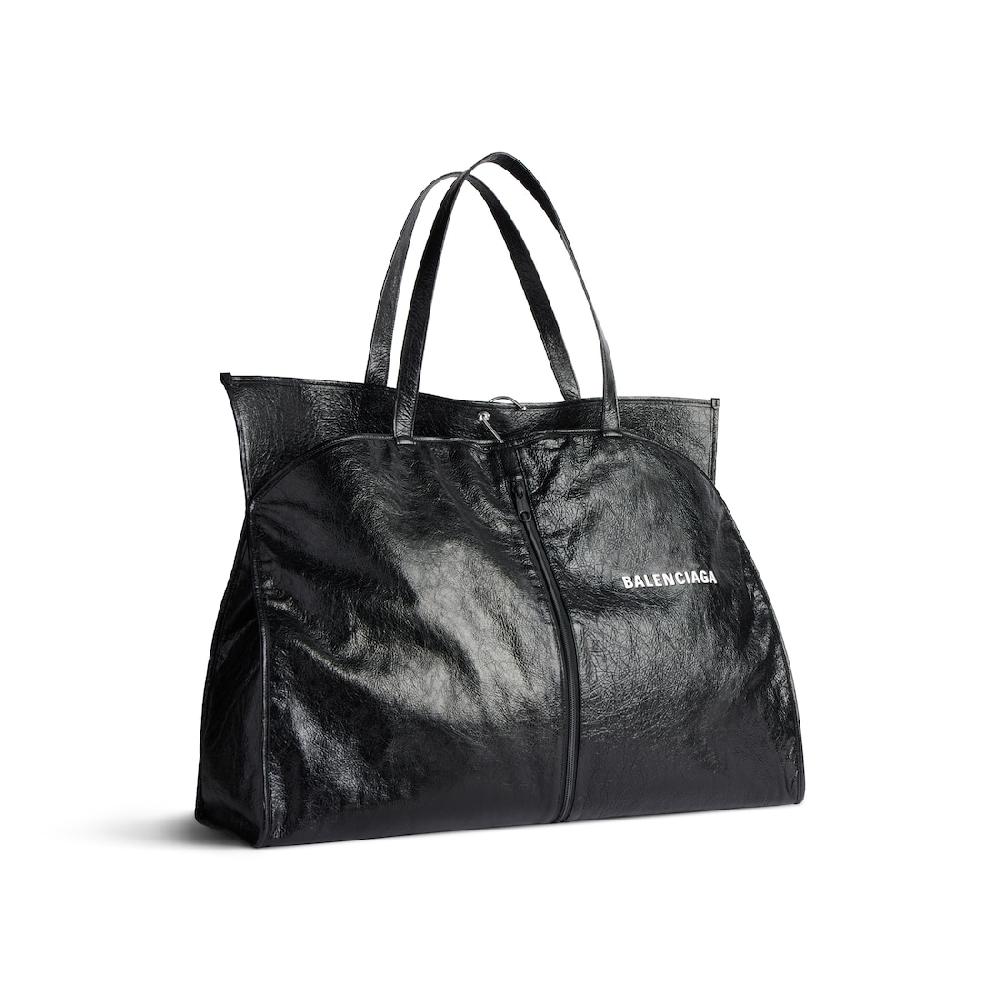Balenciaga Bolso Tote Shopper Portatrajes Para Hombre En Negro