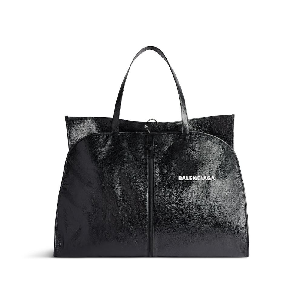 Balenciaga Bolso Tote Shopper Portatrajes para Hombre en Negro