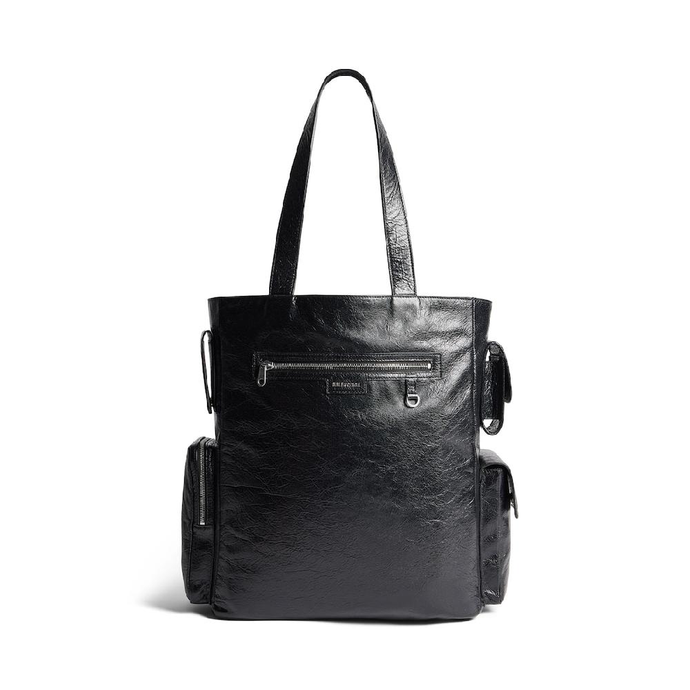 Balenciaga Bolso Tote Superbusy Para Hombre En Negro