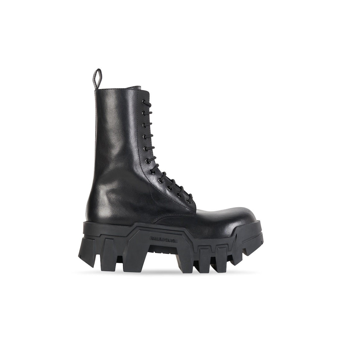 Balenciaga Bota Bulldozer Lace-up para Mujer en Negro