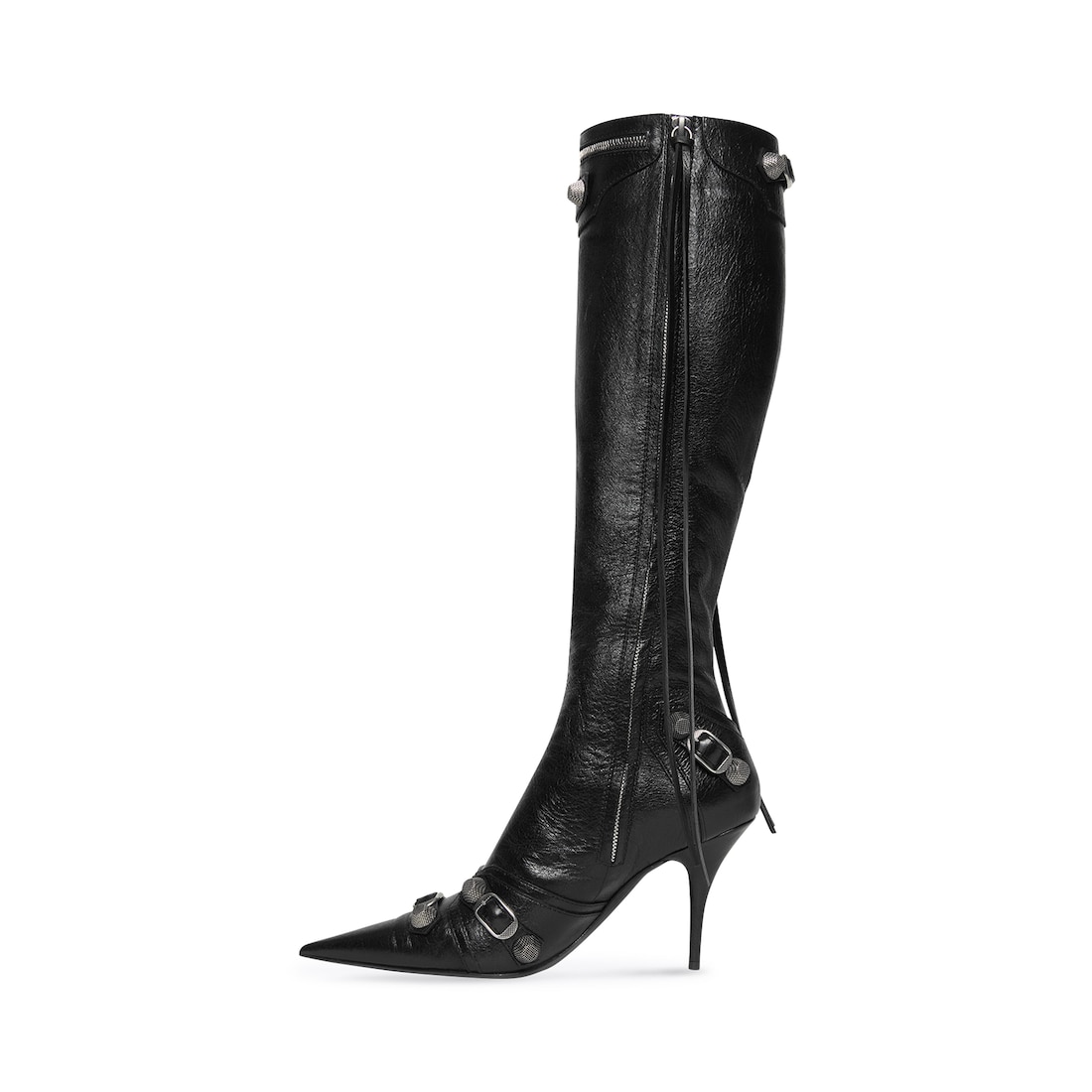 Balenciaga Bota Cagole De 90 Mm Para Mujer En Negro