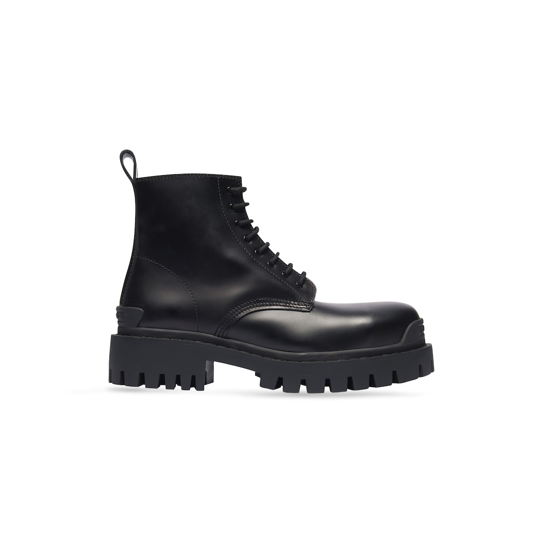 Balenciaga Bota Con Cordones Strike para Hombre en Negro