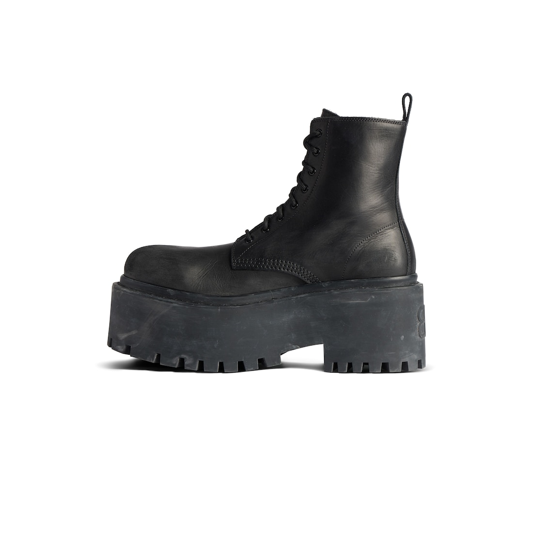 Balenciaga Botín Con Plataforma Strike Para Mujer En Negro