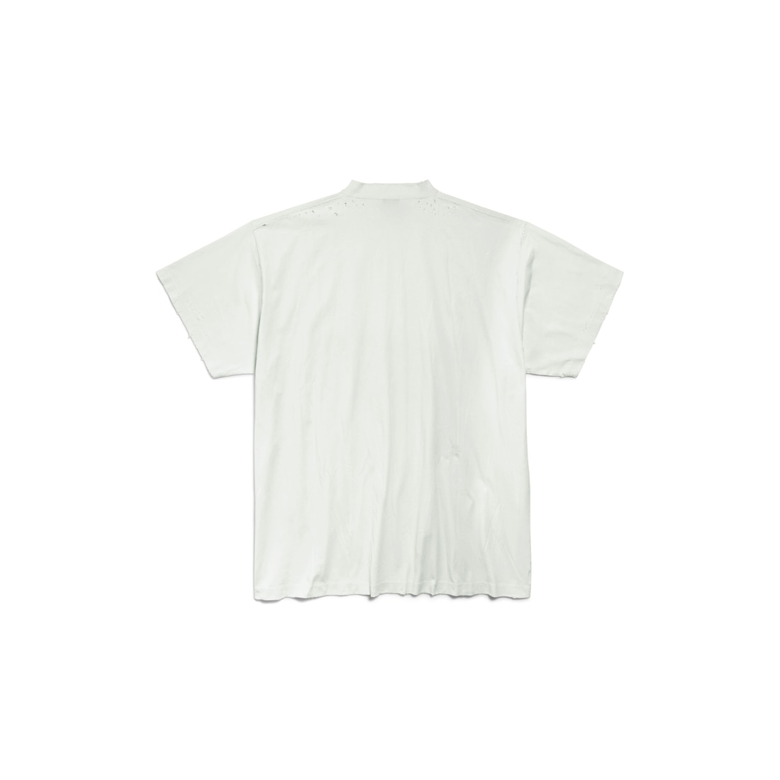 Balenciaga Camiseta Agaicnelab Oversize Fit Para Hombre En Blanco