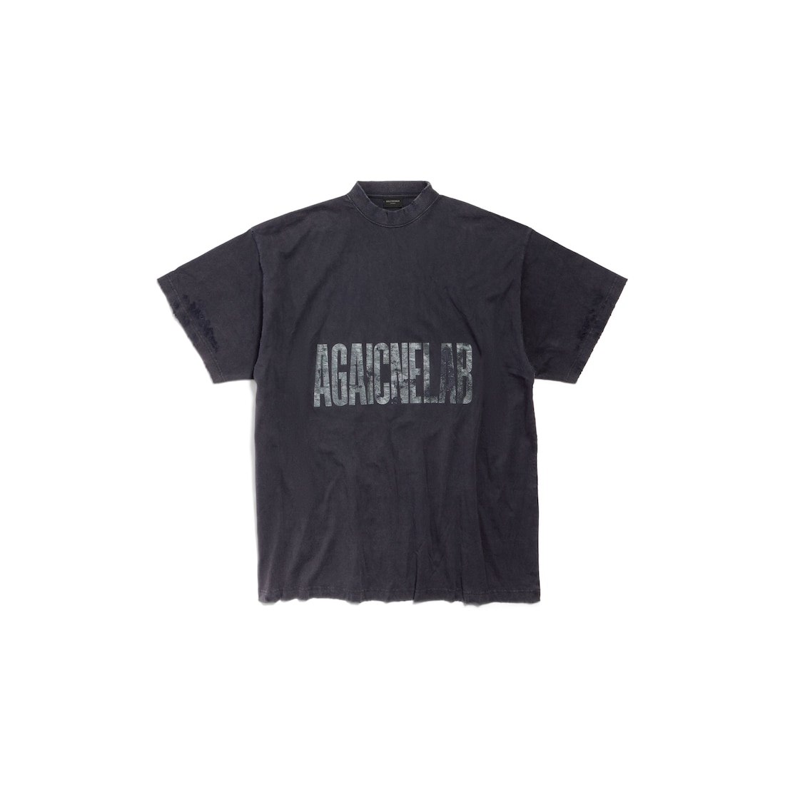 Balenciaga Camiseta Agaicnelab Oversize Fit para Hombre en Negro