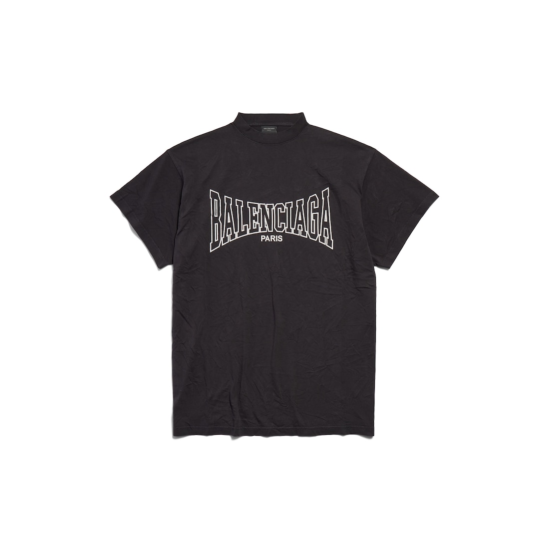 Balenciaga Camiseta Balenciaga Boxing Oversize Fit para Hombre en Negro