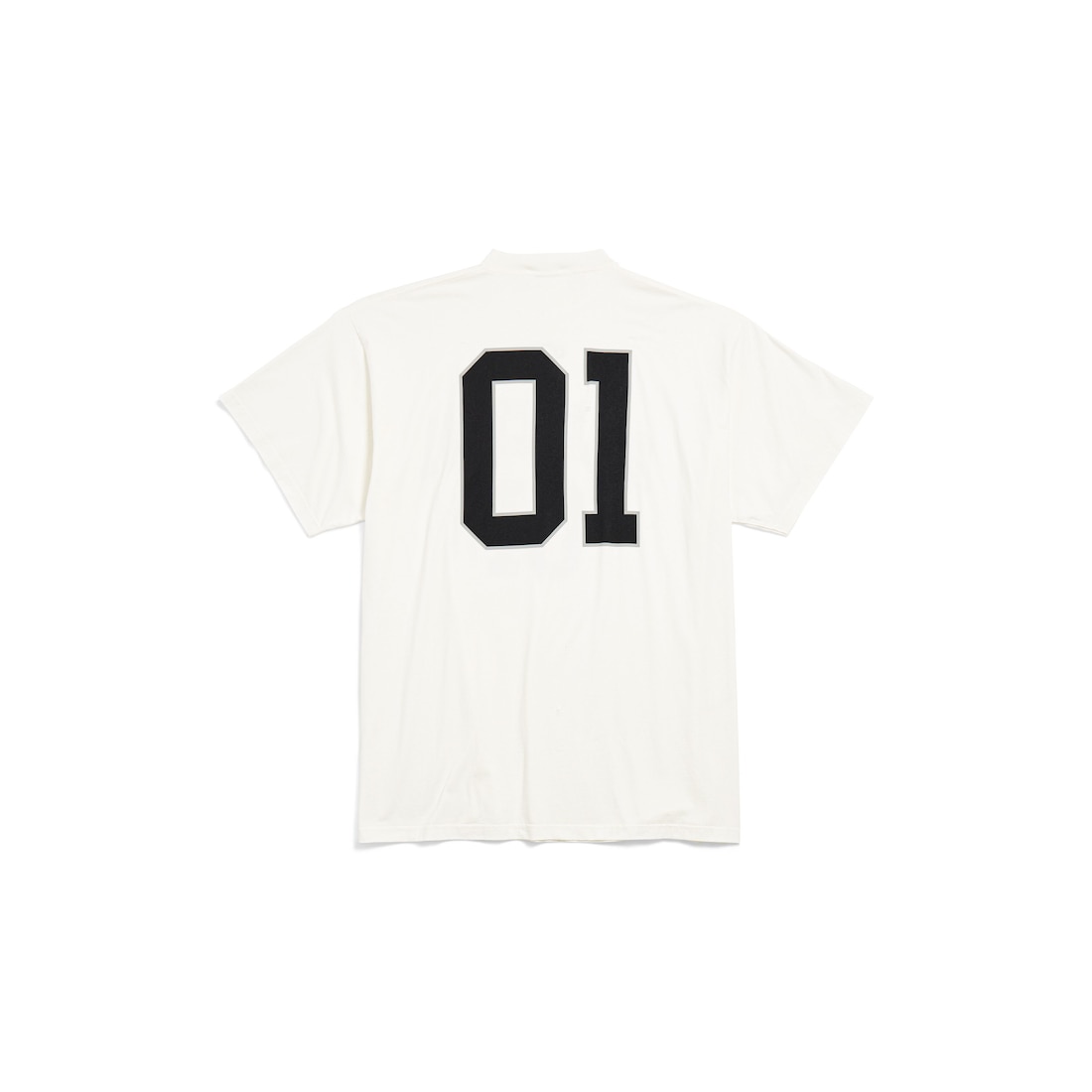 Balenciaga Camiseta Basketball Series Oversized Para Hombre En Blanco Roto