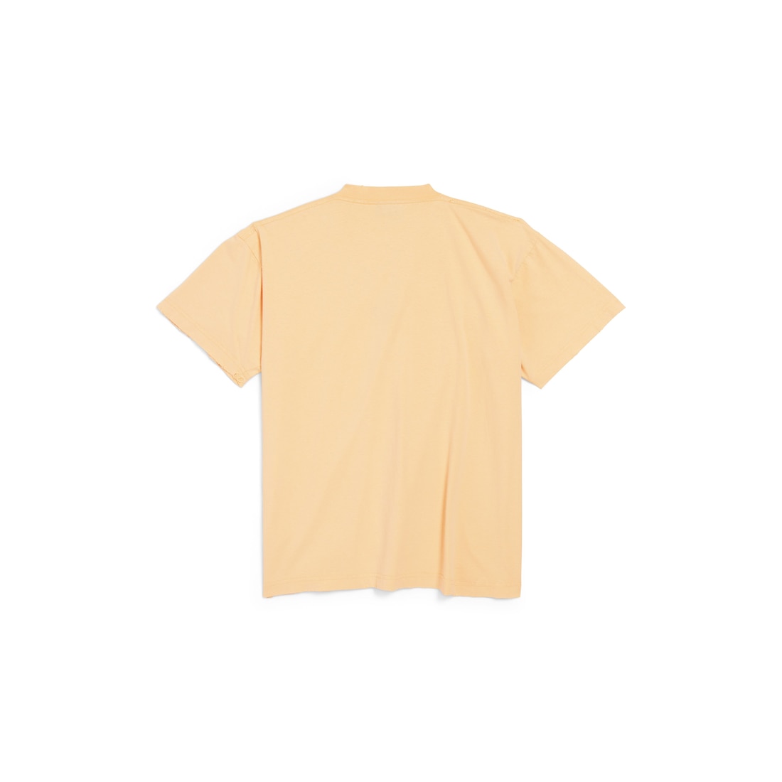 Balenciaga Camiseta Boxy Laurel Classic Para Mujer En Amarillo