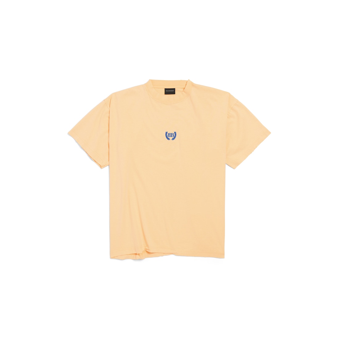 Balenciaga Camiseta Boxy Laurel Classic para Mujer en Amarillo
