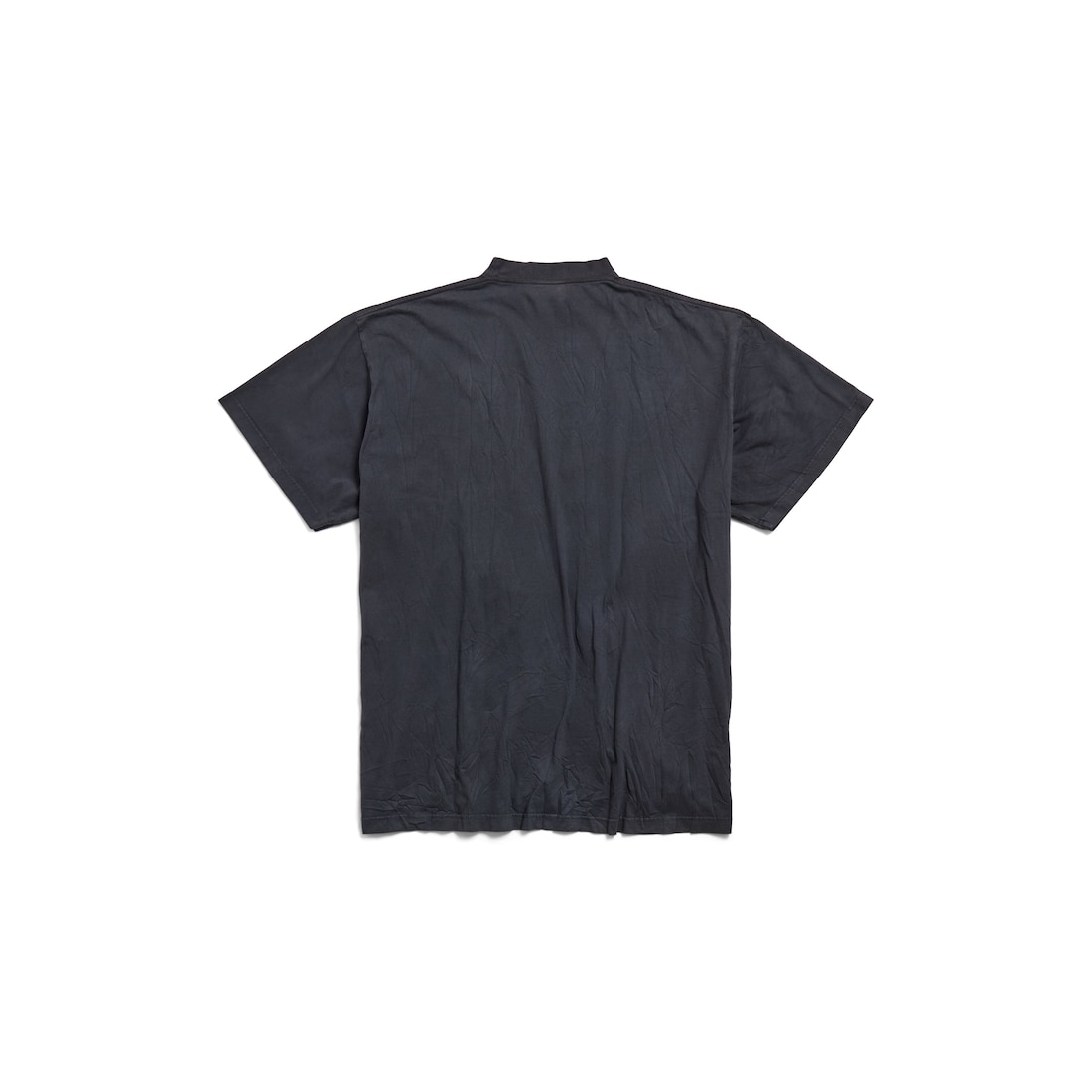 Balenciaga Camiseta Keep Calm Oversized Para Mujer En Negro Degradado