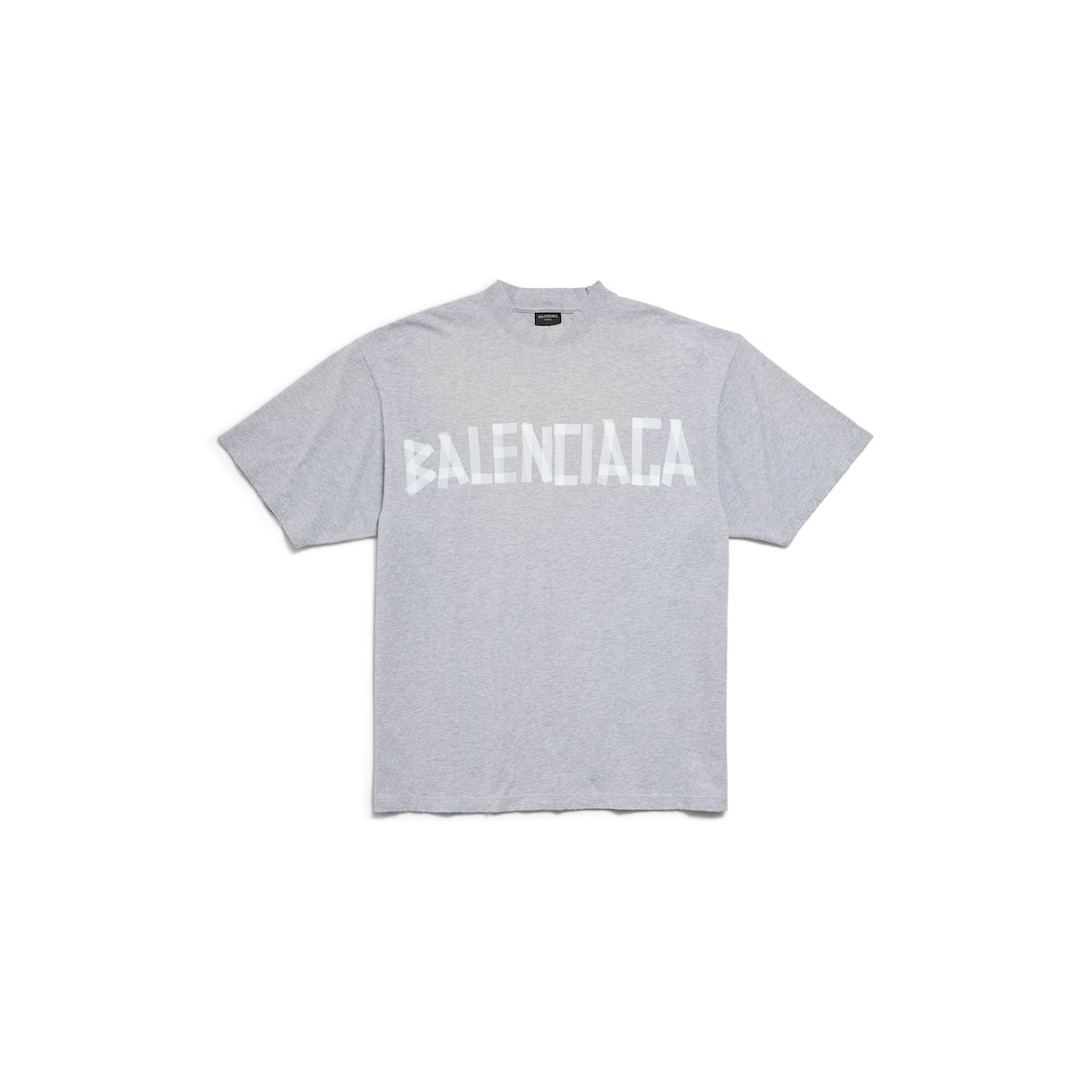 Balenciaga Camiseta New Tape Type Tr Medium Fit para Hombre en Gris