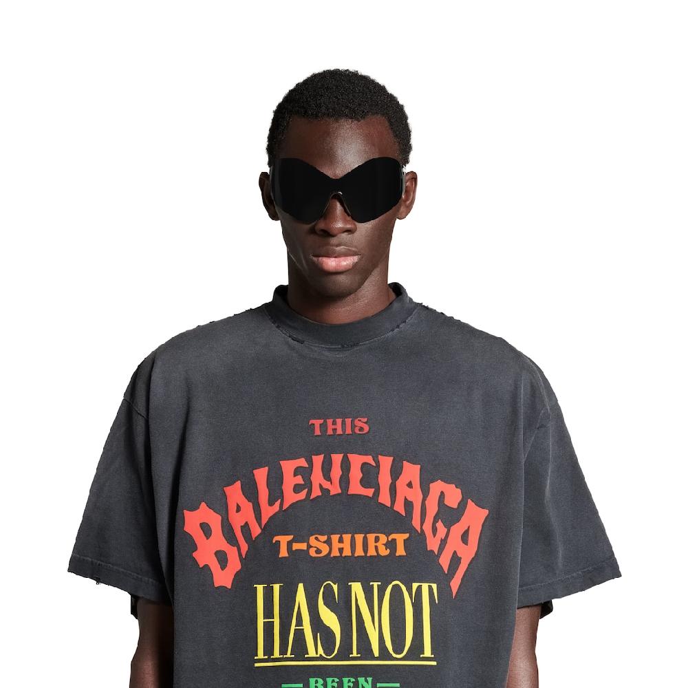 Balenciaga Camiseta Not Been Done Oversize Para Hombre En Negro