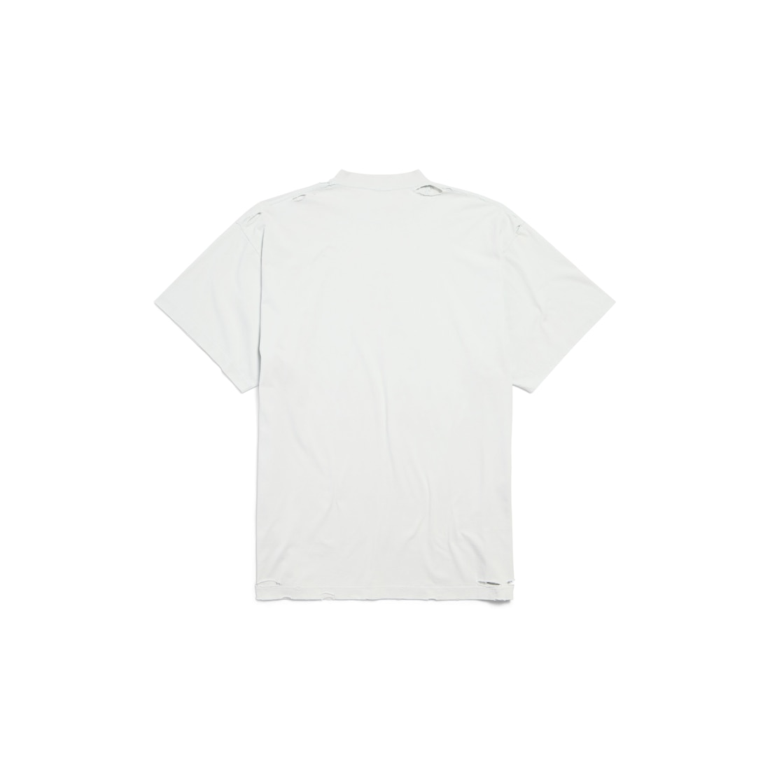 Balenciaga Camiseta Optical Oversized Para Mujer En Blanco