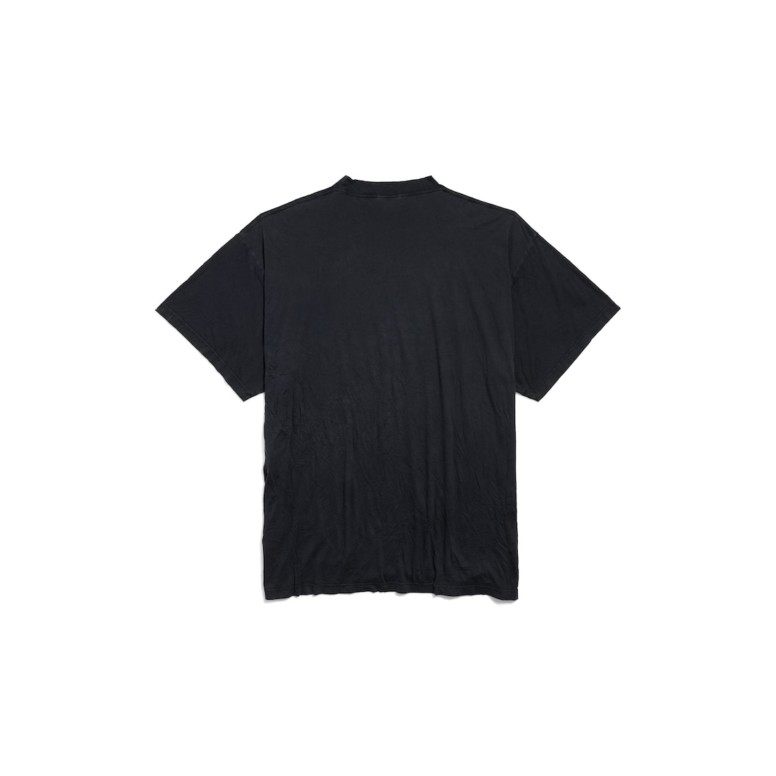 Balenciaga Camiseta Pigalle Oversize Para Mujer En Negro Degradado