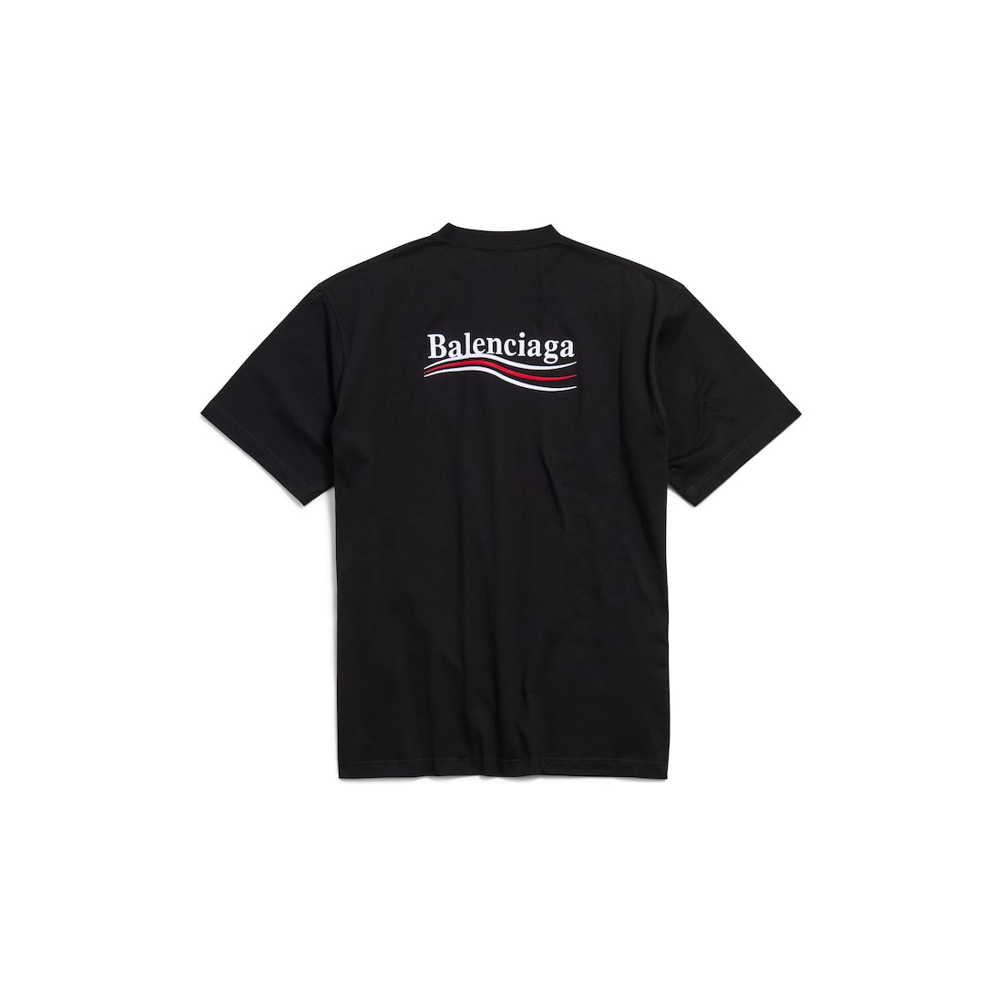 Balenciaga Camiseta Political Campaign Large Fit Para Hombre En Negro