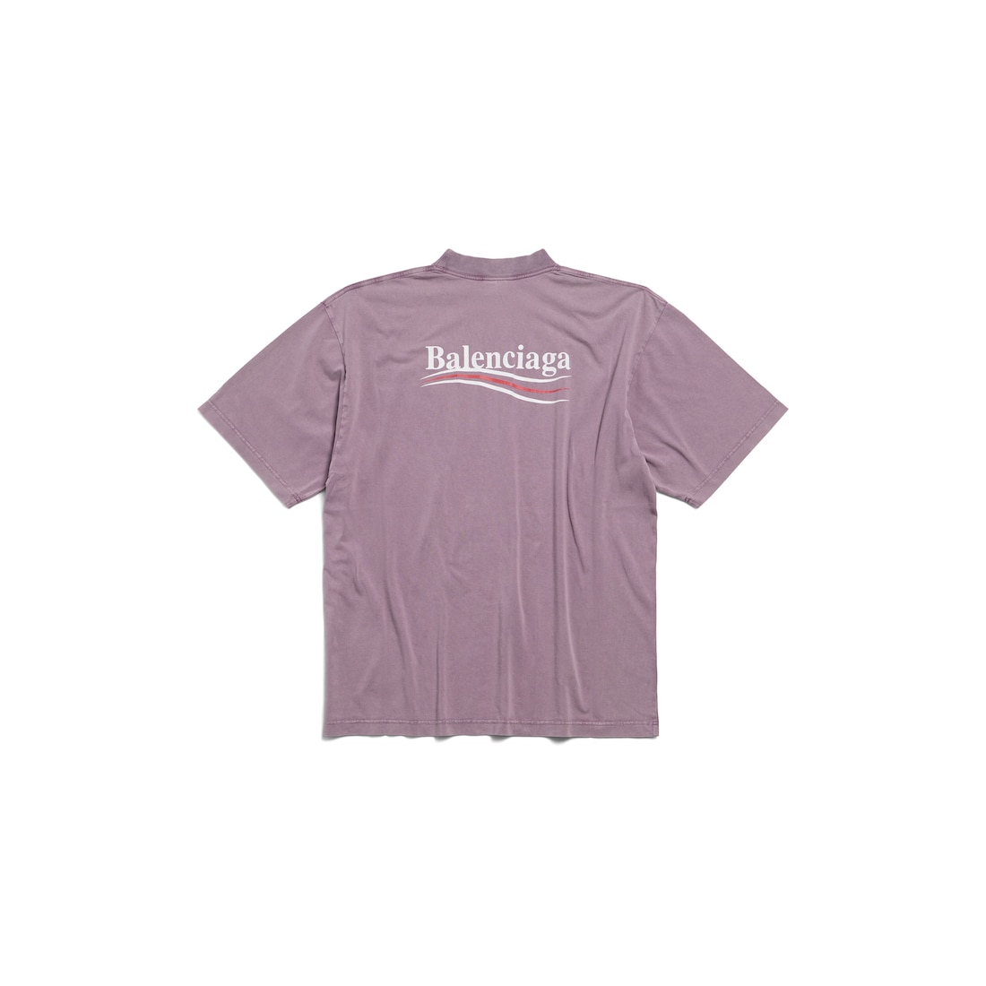 Balenciaga Camiseta Political Campaign Medium Fit Para Hombre En Morado Degradado
