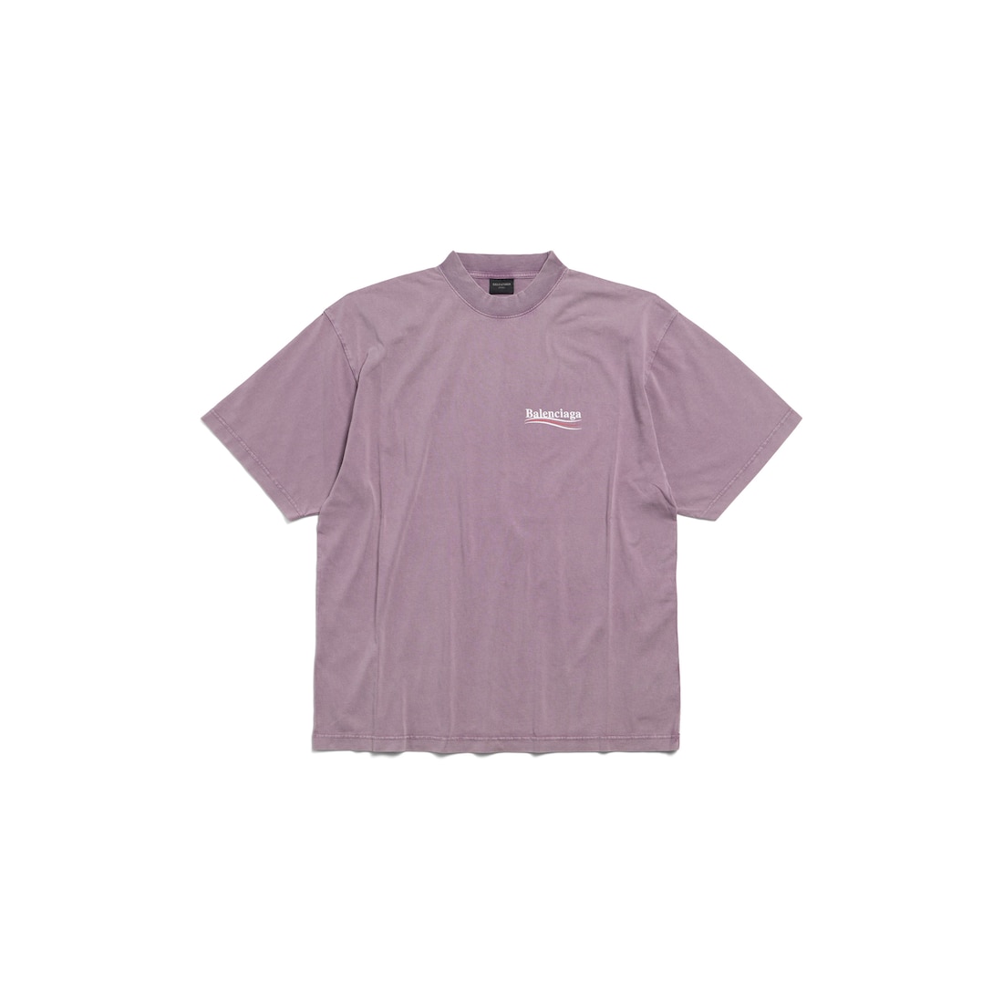 Balenciaga Camiseta Political Campaign Medium Fit para Hombre en Morado Degradado