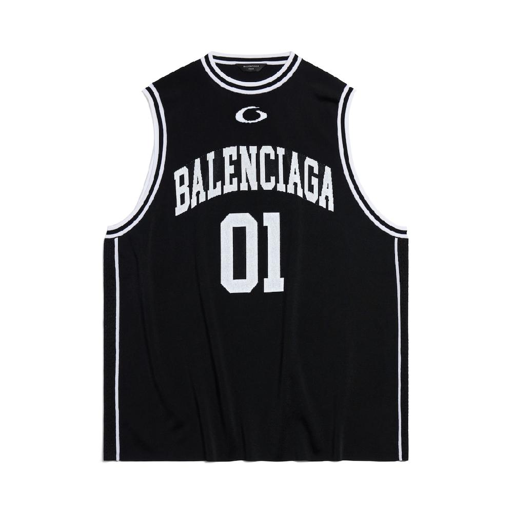 Balenciaga Camiseta Top De Tirantes - Basketball Series para Hombre en Negro/blanco