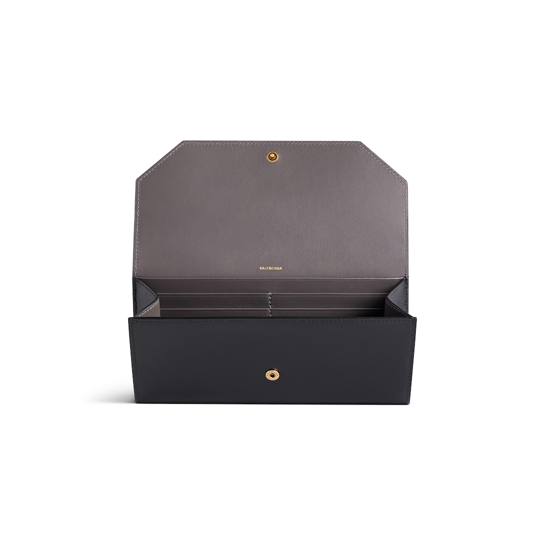 Balenciaga Cartera Alargada Con Tarjetero Envelope Para Mujer En Negro