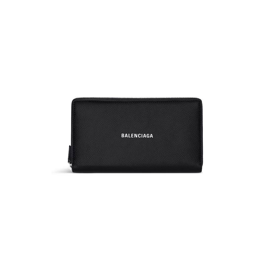 Balenciaga Cartera Cash Continental Para Hombre En Negro