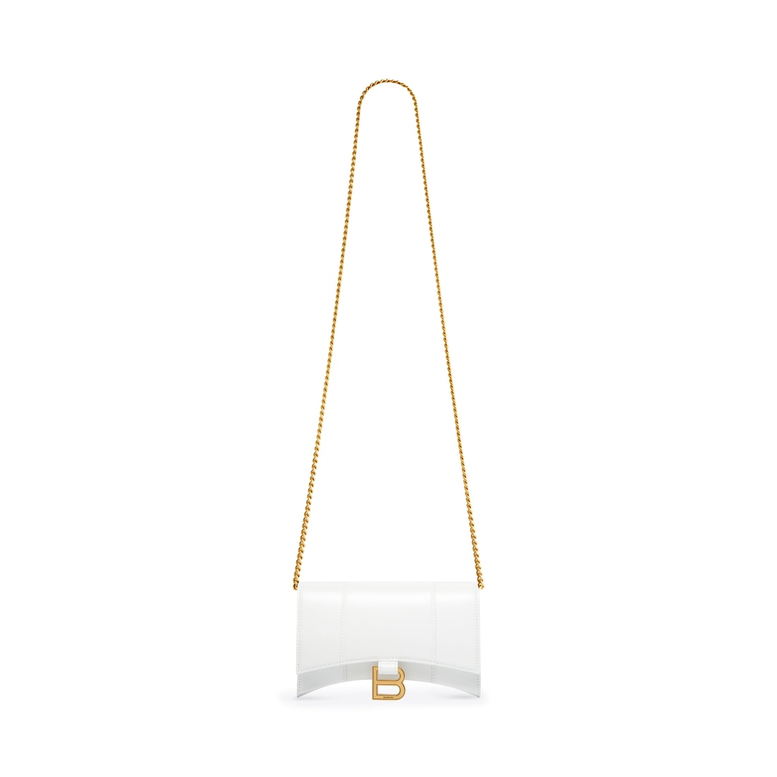 Balenciaga Cartera Con Cadena Hourglass para Mujer en Blanco