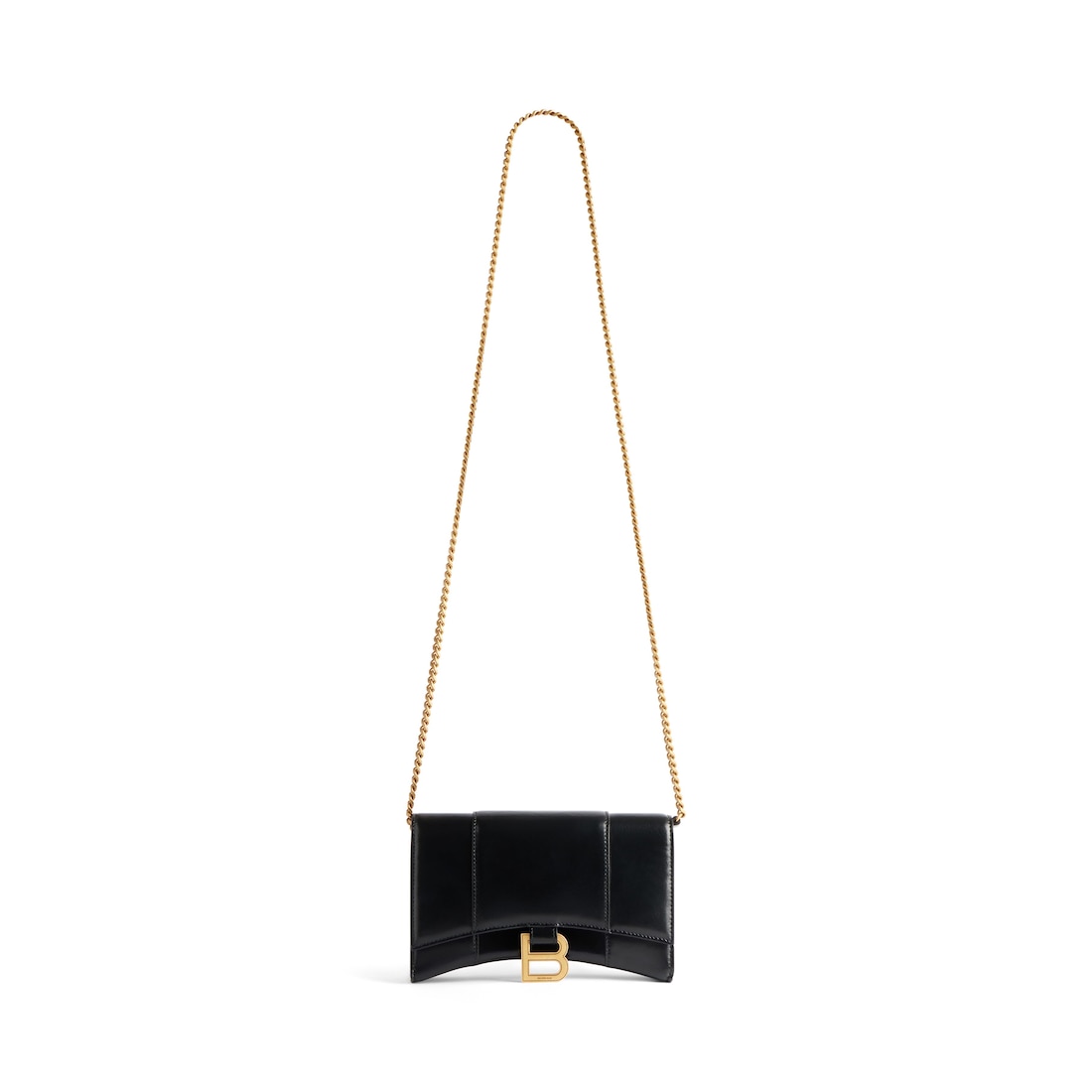 Balenciaga Cartera Con Cadena Hourglass Para Mujer En Negro